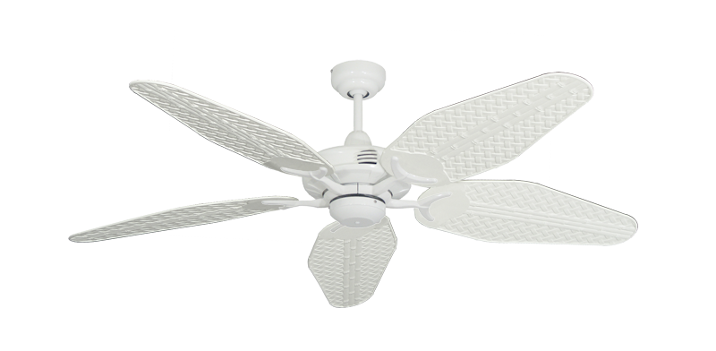 Coastal Air 52" Ceiling Fan Traditional Collection - Wet Rated Remote Adaptable - High Efficiency DC Motor