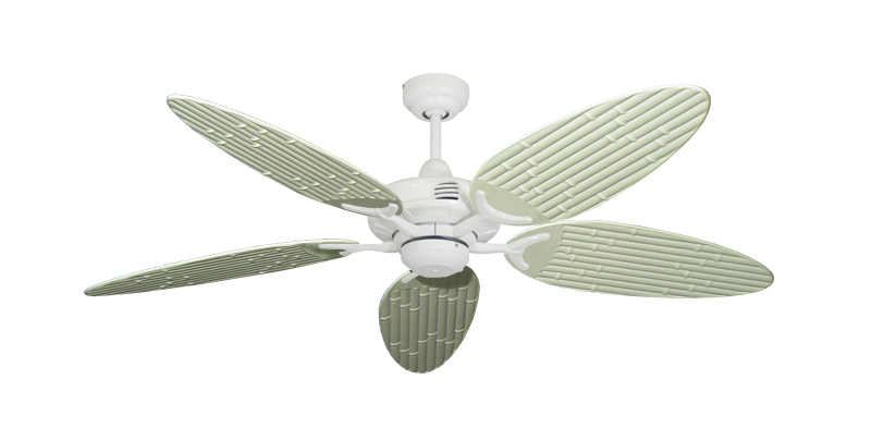 Coastal Air 52" Ceiling Fan Traditional Collection - Wet Rated Remote Adaptable - High Efficiency DC Motor