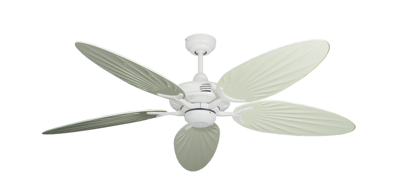 Coastal Air 52" Ceiling Fan Traditional Collection - Wet Rated Remote Adaptable - High Efficiency DC Motor