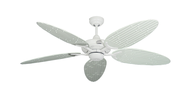 Coastal Air 52" Ceiling Fan Traditional Collection - Wet Rated Remote Adaptable - High Efficiency DC Motor