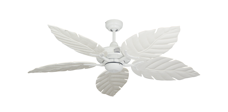 Coastal Air 52" Ceiling Fan Traditional Collection - Wet Rated Remote Adaptable - High Efficiency DC Motor