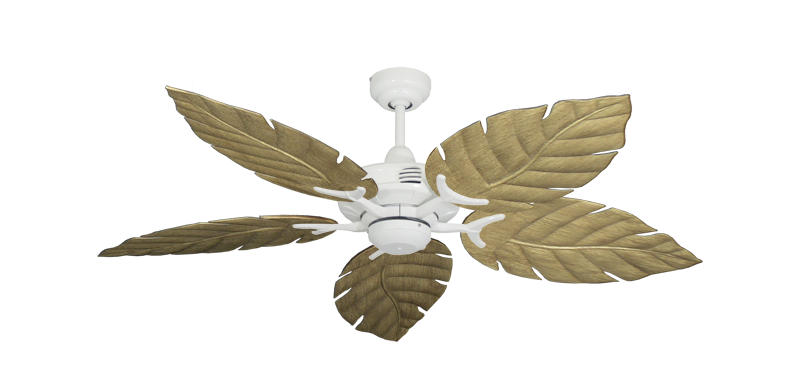 Coastal Air 52" Ceiling Fan Traditional Collection - Wet Rated Remote Adaptable - High Efficiency DC Motor