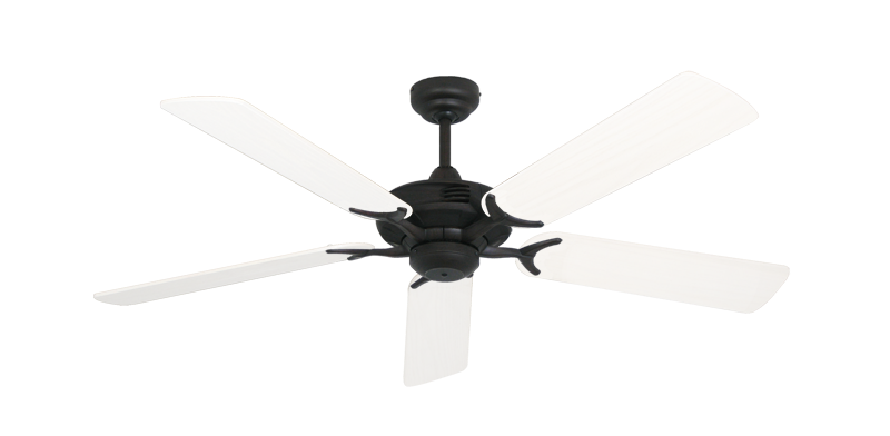 Coastal Air 52" Ceiling Fan Traditional Collection - Wet Rated Remote Adaptable - High Efficiency DC Motor