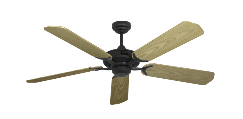 Coastal Air 52" Ceiling Fan Traditional Collection - Wet Rated Remote Adaptable - High Efficiency DC Motor