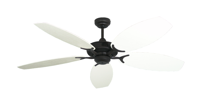 Coastal Air 52" Ceiling Fan Traditional Collection - Wet Rated Remote Adaptable - High Efficiency DC Motor