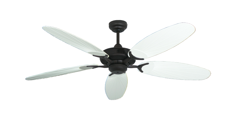 Coastal Air 52" Ceiling Fan Traditional Collection - Wet Rated Remote Adaptable - High Efficiency DC Motor