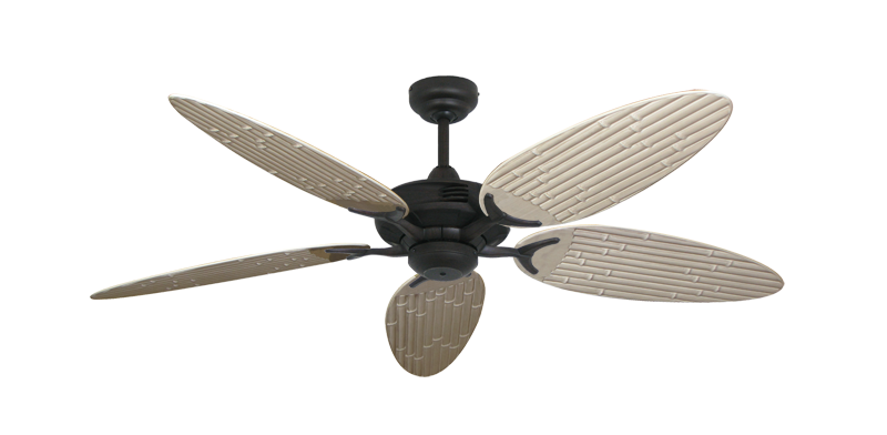 Coastal Air 52" Ceiling Fan Traditional Collection - Wet Rated Remote Adaptable - High Efficiency DC Motor