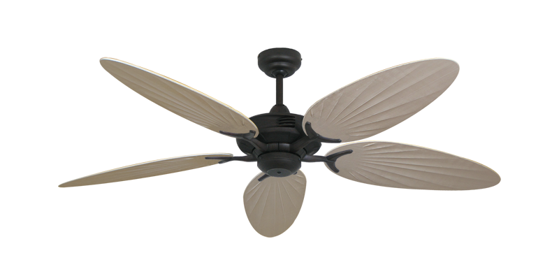 Coastal Air 52" Ceiling Fan Traditional Collection - Wet Rated Remote Adaptable - High Efficiency DC Motor