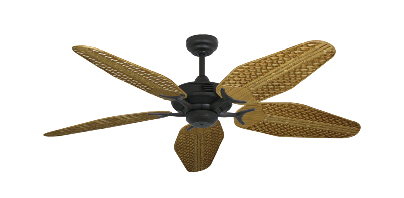 Coastal Air 52" Ceiling Fan Traditional Collection - Wet Rated Remote Adaptable - High Efficiency DC Motor