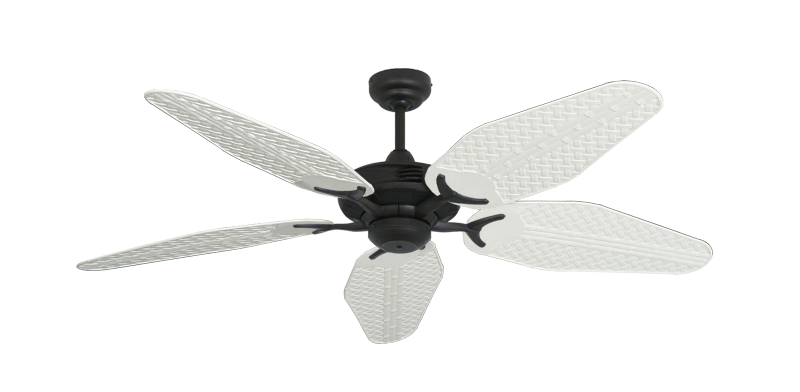 Coastal Air 52" Ceiling Fan Traditional Collection - Wet Rated Remote Adaptable - High Efficiency DC Motor