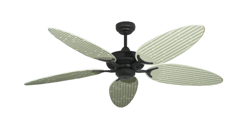 Coastal Air 52" Ceiling Fan Traditional Collection - Wet Rated Remote Adaptable - High Efficiency DC Motor