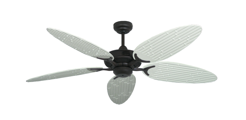 Coastal Air 52" Ceiling Fan Traditional Collection - Wet Rated Remote Adaptable - High Efficiency DC Motor