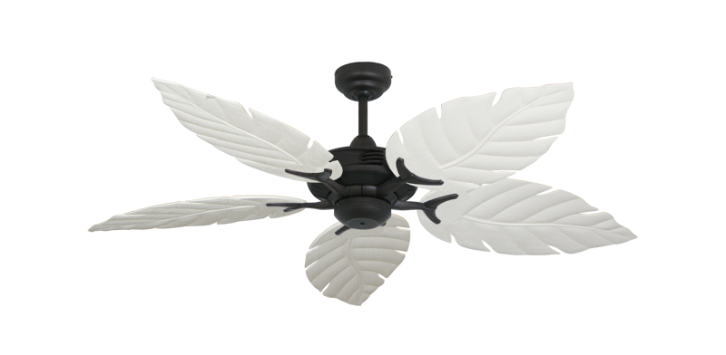 Coastal Air 52" Ceiling Fan Traditional Collection - Wet Rated Remote Adaptable - High Efficiency DC Motor