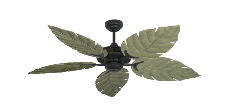 Coastal Air 52" Ceiling Fan Traditional Collection - Wet Rated Remote Adaptable - High Efficiency DC Motor