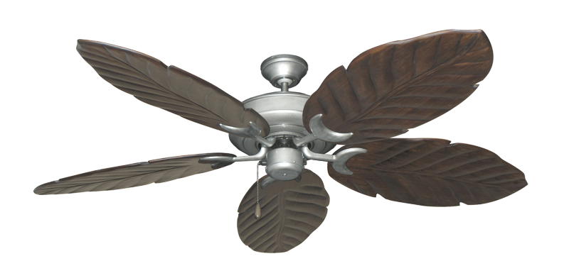 Raindance Nautical Blade Ceiling Fan - Wet Rated Outdoor w/ Stainless Steel Hardware