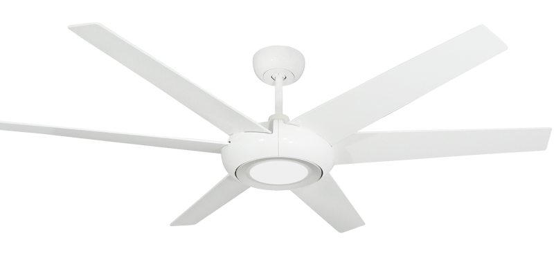 Elegant II 60" Ceiling Fan Modern Collection WiFi Enabled Indoor / Outdoor w/Remote - High Efficiency DC Motor