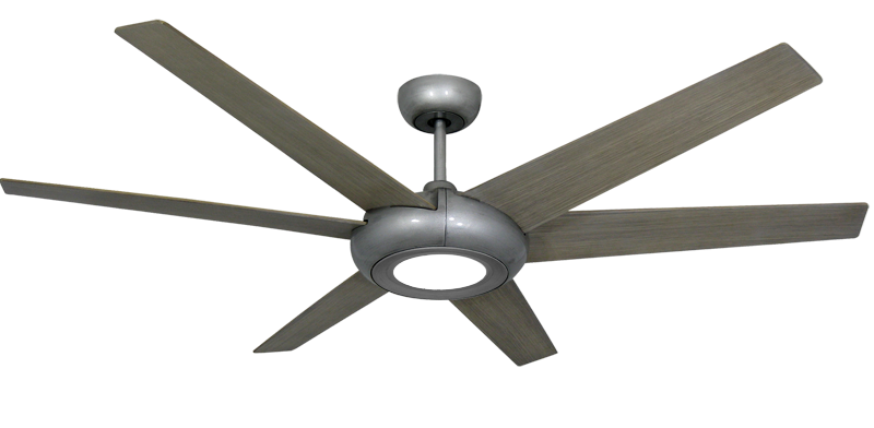 Elegant II 60" Ceiling Fan Modern Collection WiFi Enabled Indoor / Outdoor w/Remote - High Efficiency DC Motor