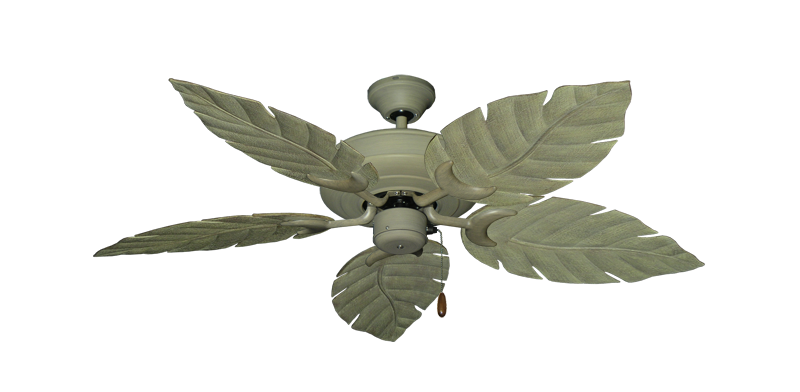 Raindance Nautical Blade Ceiling Fan - Wet Rated Outdoor w/ Stainless Steel Hardware