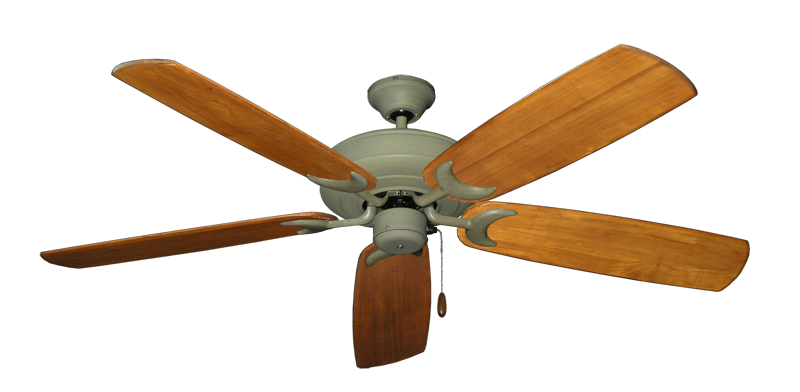 Raindance Nautical Blade Ceiling Fan - Wet Rated Outdoor w/ Stainless Steel Hardware