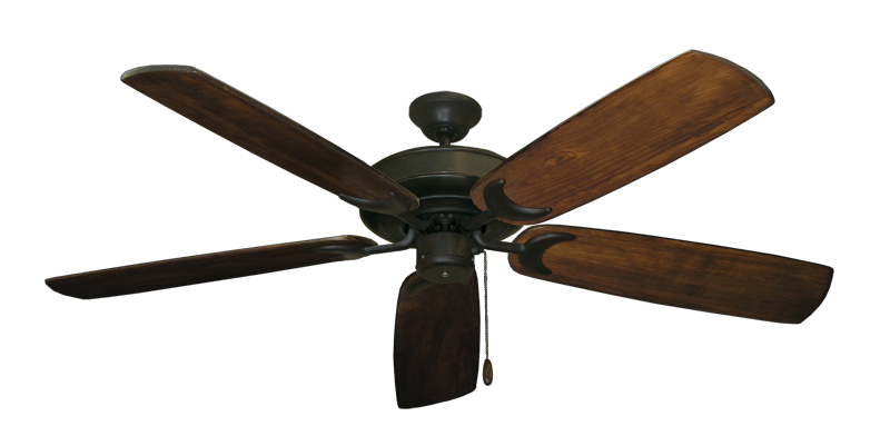 Raindance Nautical Blade Ceiling Fan - Wet Rated Outdoor w/ Stainless Steel Hardware