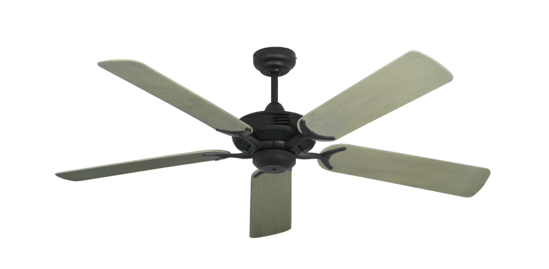 Coastal Air 52" Ceiling Fan Traditional Collection - Wet Rated Remote Adaptable - High Efficiency DC Motor