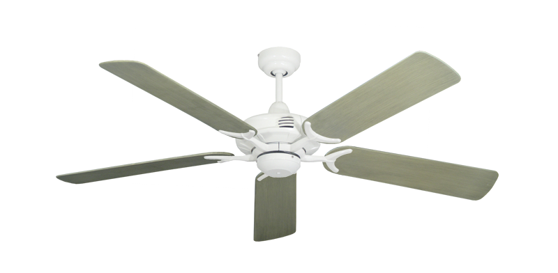 Coastal Air 52" Ceiling Fan Traditional Collection - Wet Rated Remote Adaptable - High Efficiency DC Motor