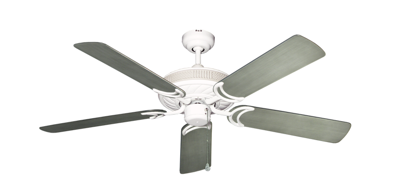 Atlantis Ceiling Fan Intricate Weave Traditional Collection - Wet Rated HD Motor Remote Adaptable