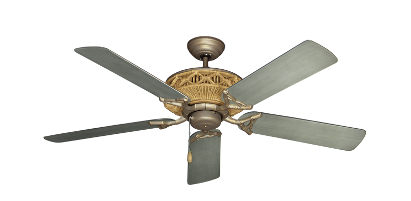 The Tiki Ceiling Fan Outdoor Collection - High Performance Motor Remote Adaptable