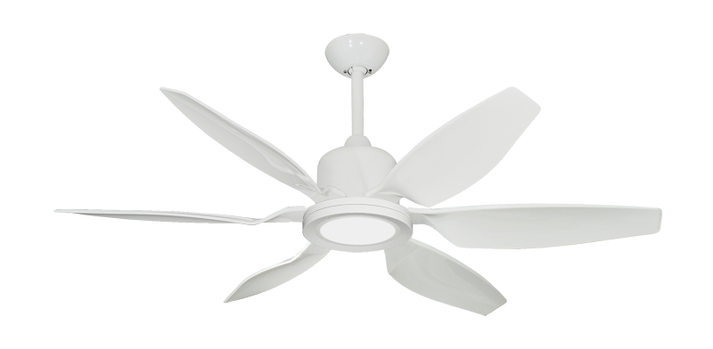 Titan II 52" Ceiling Fan Modern Collection Indoor / Outdoor 6 speed w/Remote - High Efficiency DC-Motor