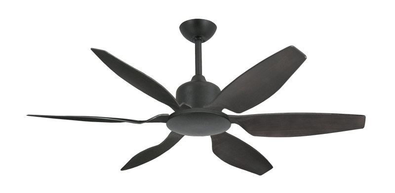 Titan II 52" Ceiling Fan Modern Collection Indoor / Outdoor 6 speed w/Remote - High Efficiency DC-Motor