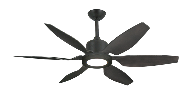 Titan II 52" Ceiling Fan Modern Collection Indoor / Outdoor 6 speed w/Remote - High Efficiency DC-Motor