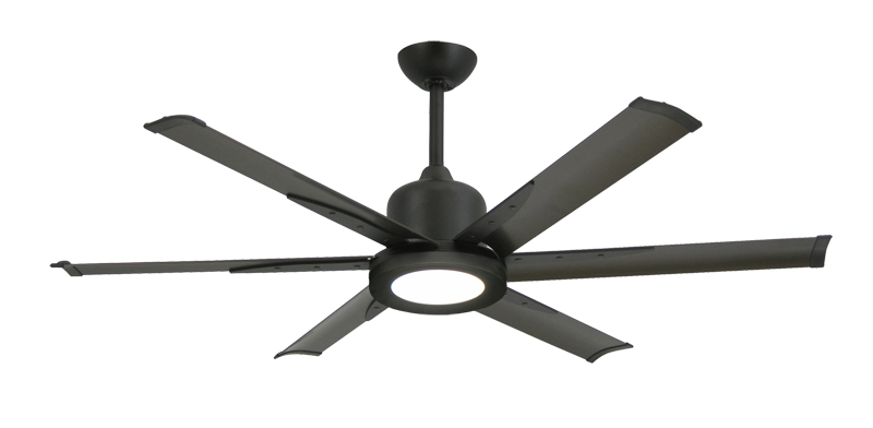 Titan II 52" Ceiling Fan Modern Collection Indoor / Outdoor 6 speed w/Remote - High Efficiency DC-Motor