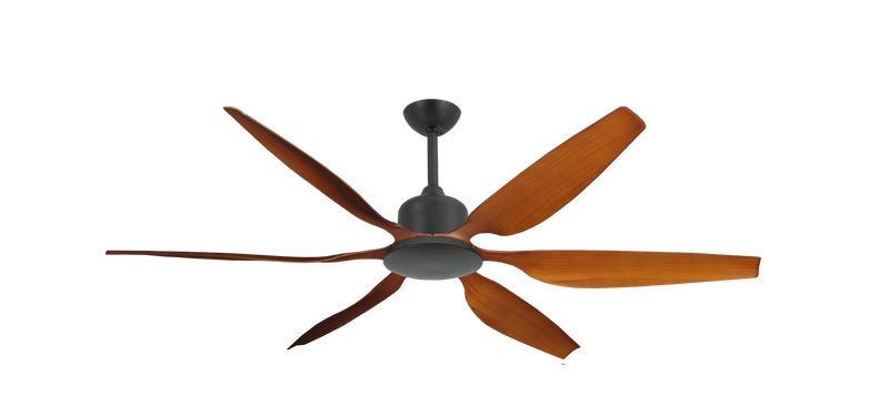 Titan II 66" Ceiling Fan Modern Collection Indoor / Outdoor 6 speed w/Remote - High Efficiency DC-Motor