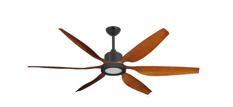 Titan II 66" Ceiling Fan Modern Collection Indoor / Outdoor 6 speed w/Remote - High Efficiency DC-Motor