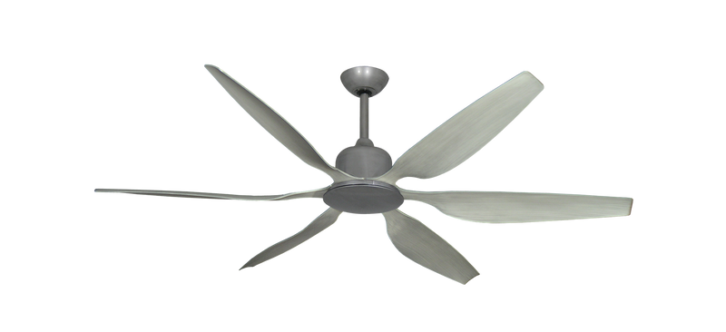 Titan II 66" Ceiling Fan Modern Collection Indoor / Outdoor 6 speed w/Remote - High Efficiency DC-Motor