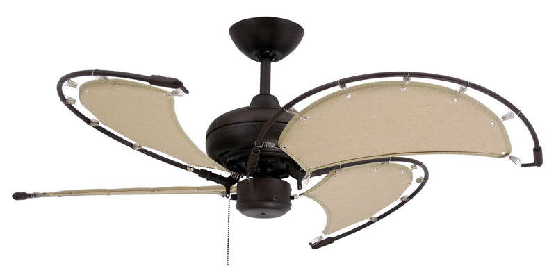 Voyage 40" Ceiling Fan Tropical Collection Indoor/Outdoor w/Remote - High Efficiency Motor